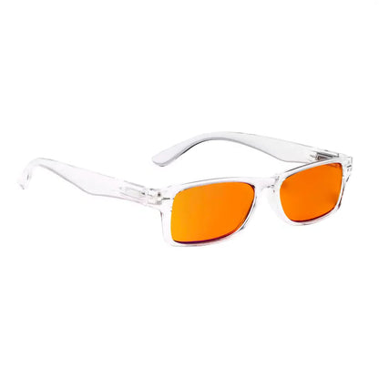 Orange Tinted Blue Light Blocking Reading Glasses Women