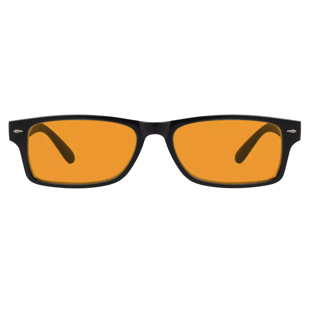 Orange Tinted Blue Light Blocking Reading Glasses Women
