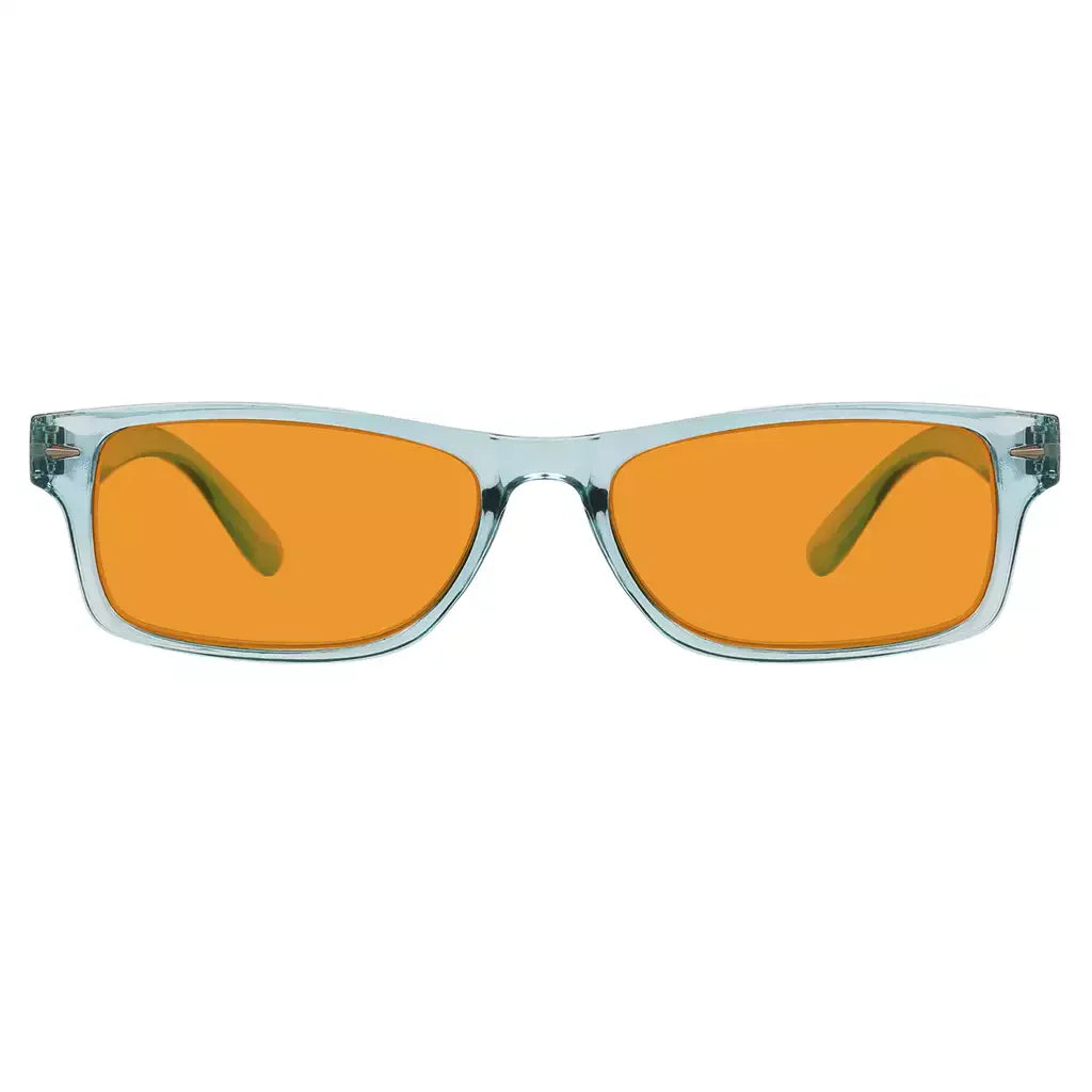 Orange Tinted Blue Light Blocking Reading Glasses Women