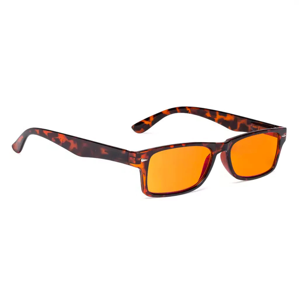 Orange Tinted Blue Light Blocking Reading Glasses Women