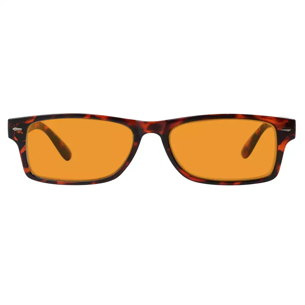 Orange Tinted Blue Light Blocking Reading Glasses Women