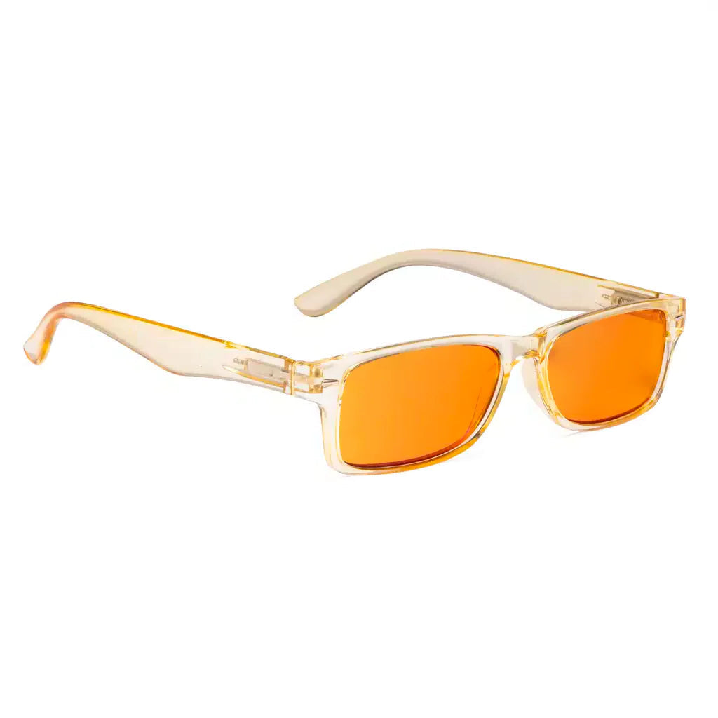 Orange Tinted Blue Light Blocking Reading Glasses Women