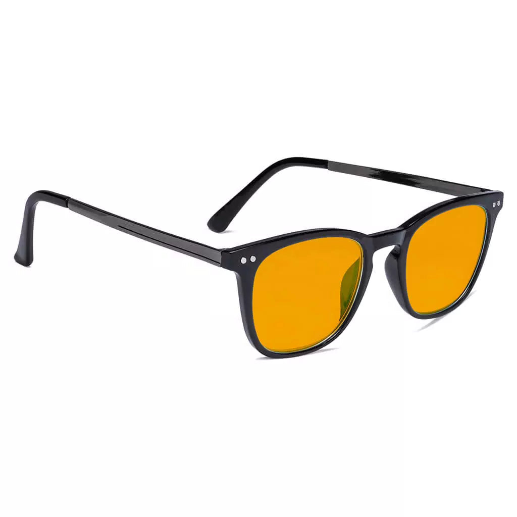 Orange Tinted Blue Light Blocking Reading Glasses for Women Men