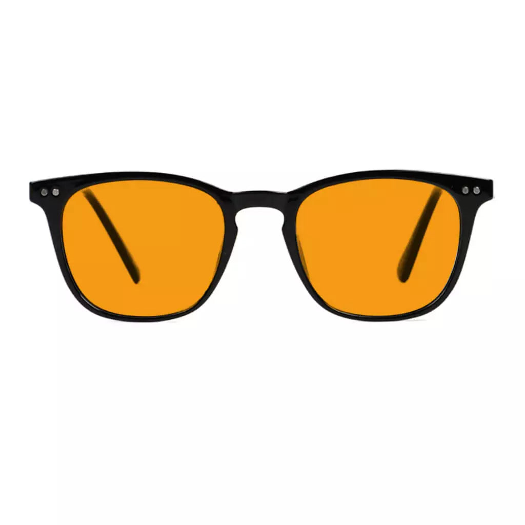 Orange Tinted Blue Light Blocking Reading Glasses for Women Men