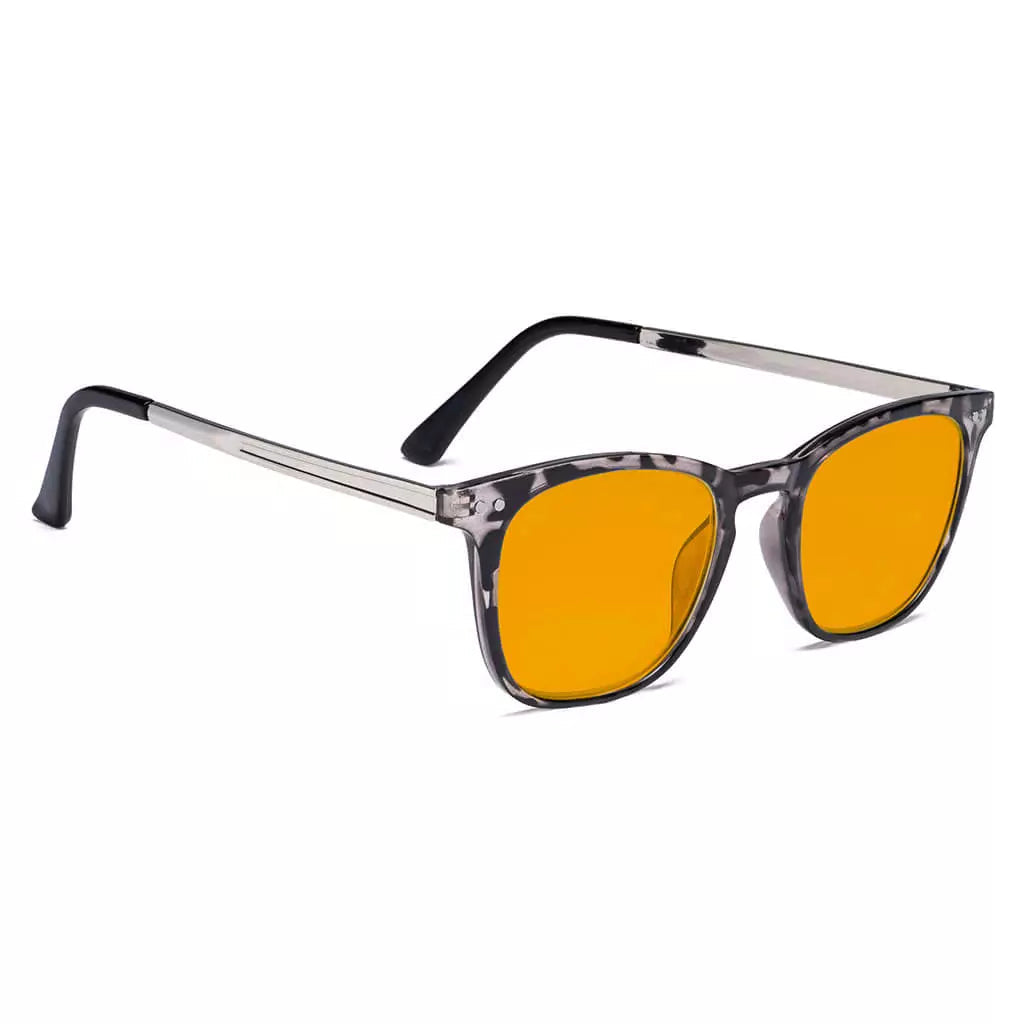 Orange Tinted Blue Light Blocking Reading Glasses for Women Men