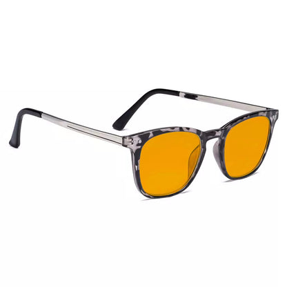 Orange Tinted Blue Light Blocking Reading Glasses for Women Men