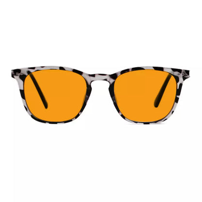 Orange Tinted Blue Light Blocking Reading Glasses for Women Men
