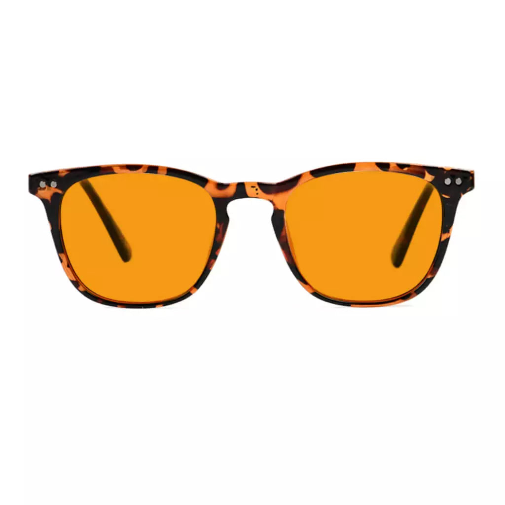 Orange Tinted Blue Light Blocking Reading Glasses for Women Men
