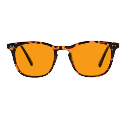 Orange Tinted Blue Light Blocking Reading Glasses for Women Men