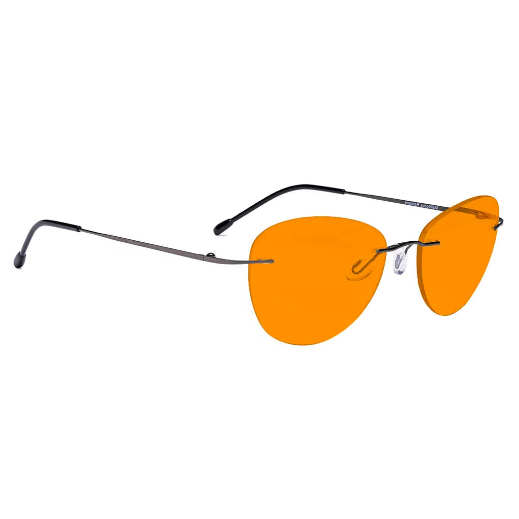 Cgbau Blue Light Blocking Reading Glasses Orange Tinted