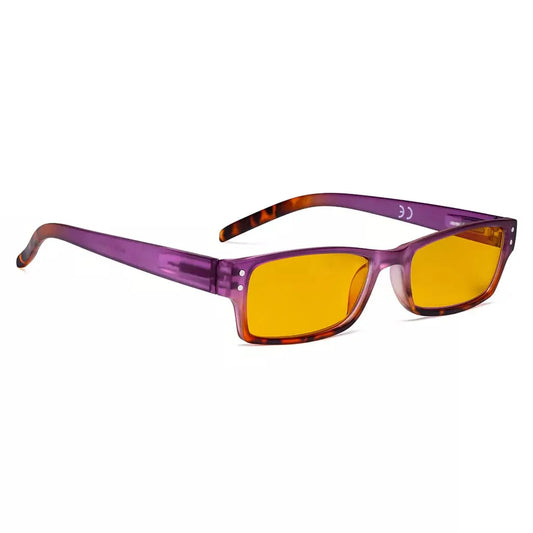 Amber Tinted Blue Light Blocking Reading Glasses Eyewear