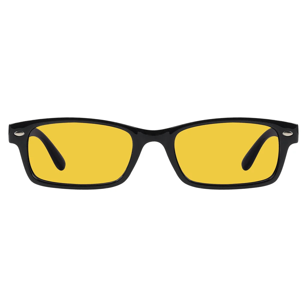 Amber Tinted Blue Light Blocking Reading Glasses Women Men