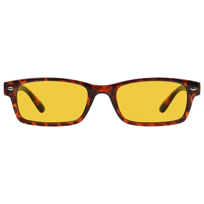 Amber Tinted Blue Light Blocking Glasses Women Men