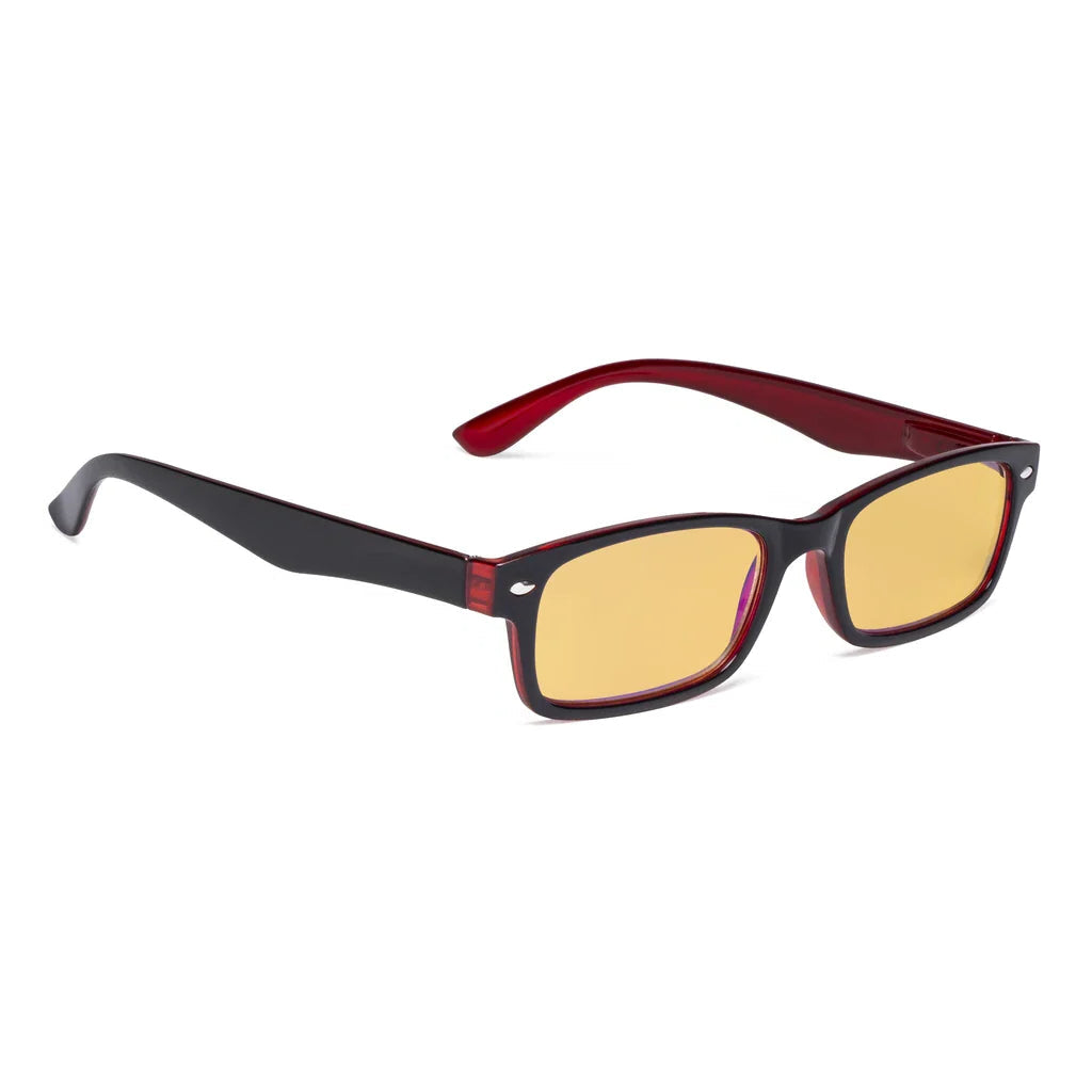 Amber Tinted Blue Light Blocking Reading Glasses Women Men