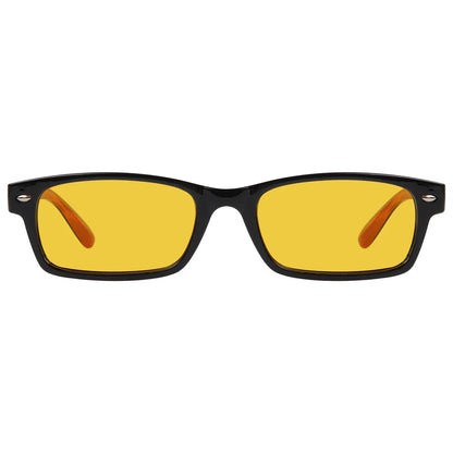 Amber Tinted Blue Light Blocking Glasses Women Men