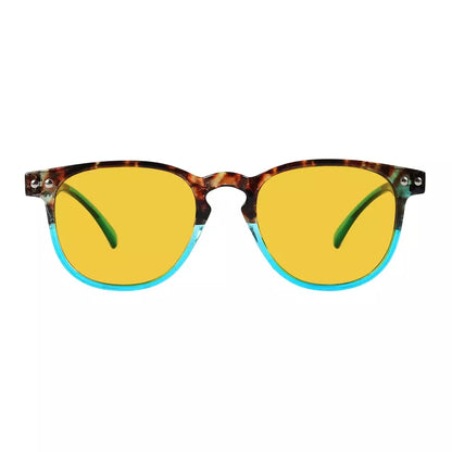 Amber Tinted Blue Light Blocking Reading Glasses