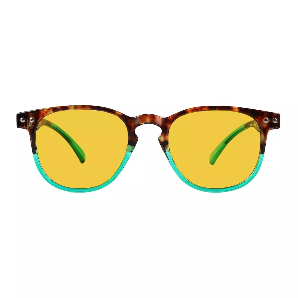 Amber Tinted Blue Light Blocking Reading Glasses