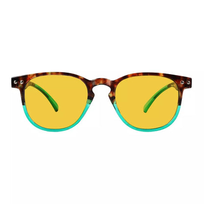 Amber Tinted Blue Light Blocking Reading Glasses