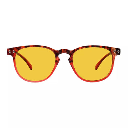 Amber Tinted Blue Light Blocking Reading Glasses