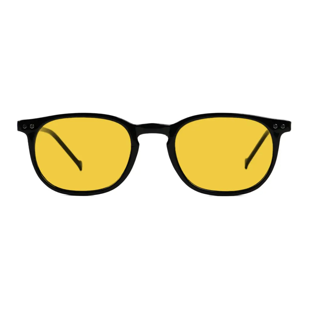 Amber Tinted Blue Light Blocking Reading Glasses For Men Women