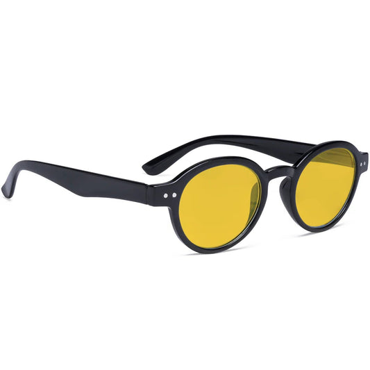 Amber Tinted Blue Light Blocking Glasses for Women Men