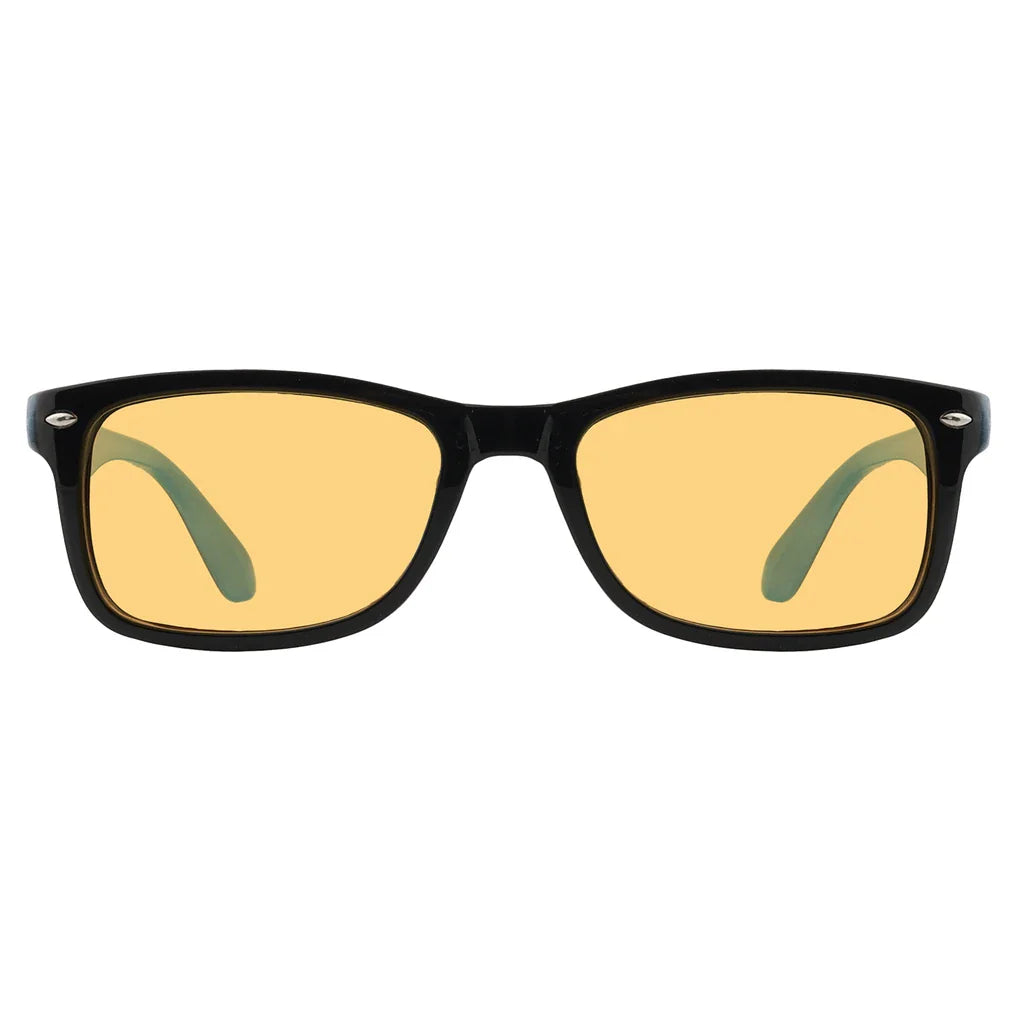 Amber Tinted Blue Light Blocking Reading Glasses Women Men