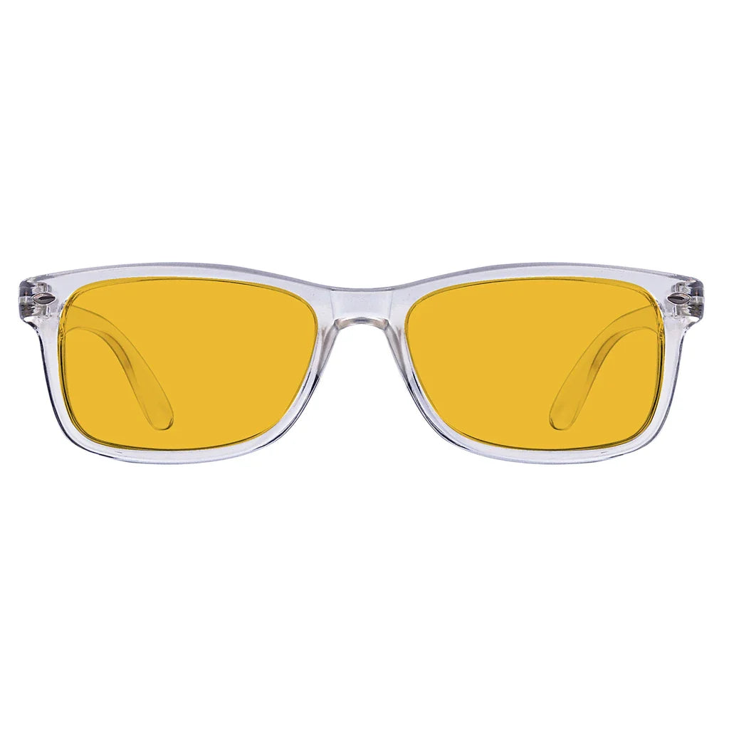 Amber Tinted Blue Light Blocking Reading Glasses Women Men