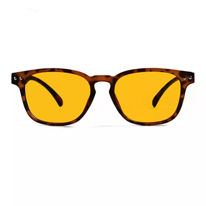 Amber Tinted Blue Light Blocking Reading Glasses Women