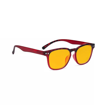 Amber Tinted Blue Light Blocking Reading Glasses Women
