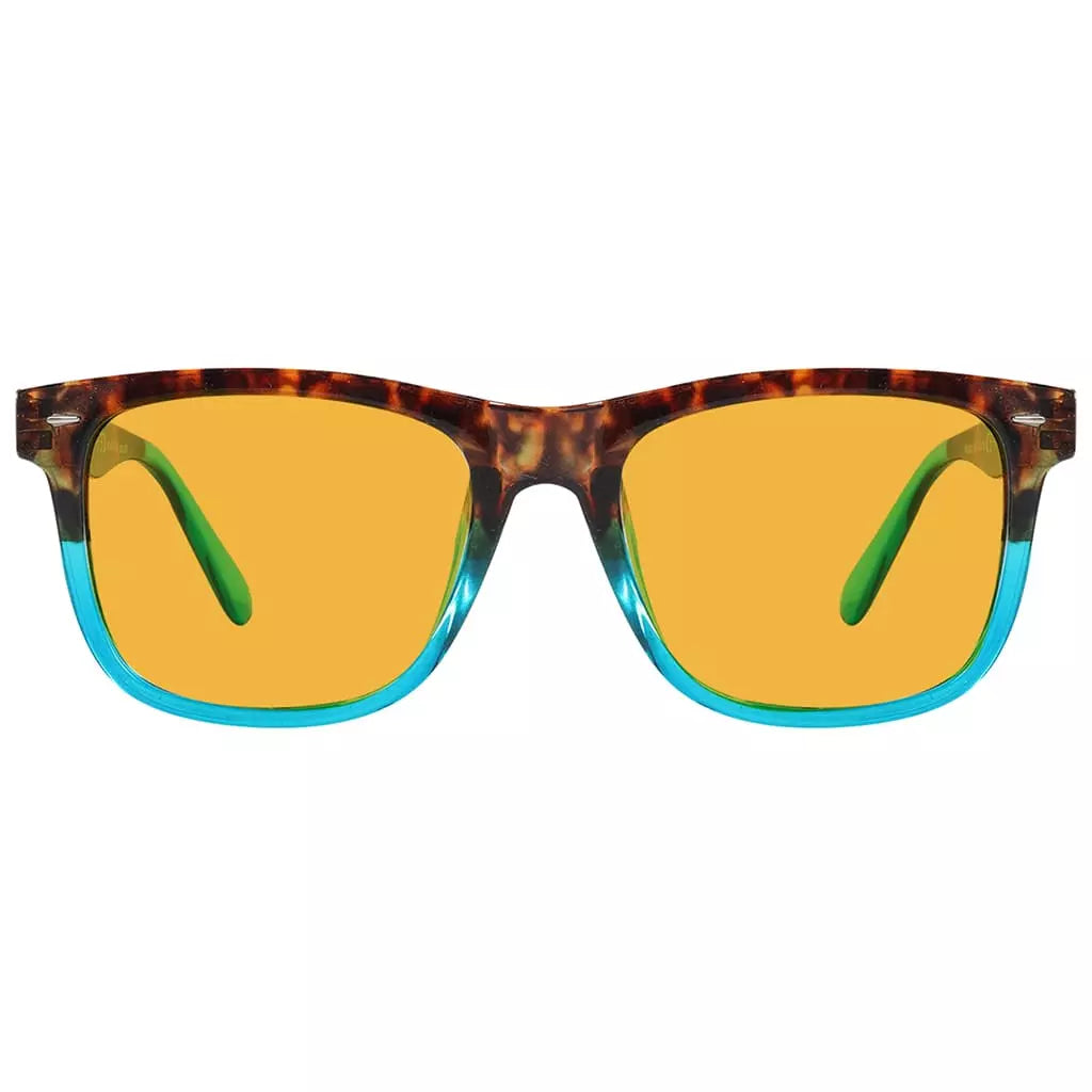 Amber Tinted Blue Light Blocking Reading Glasses Women