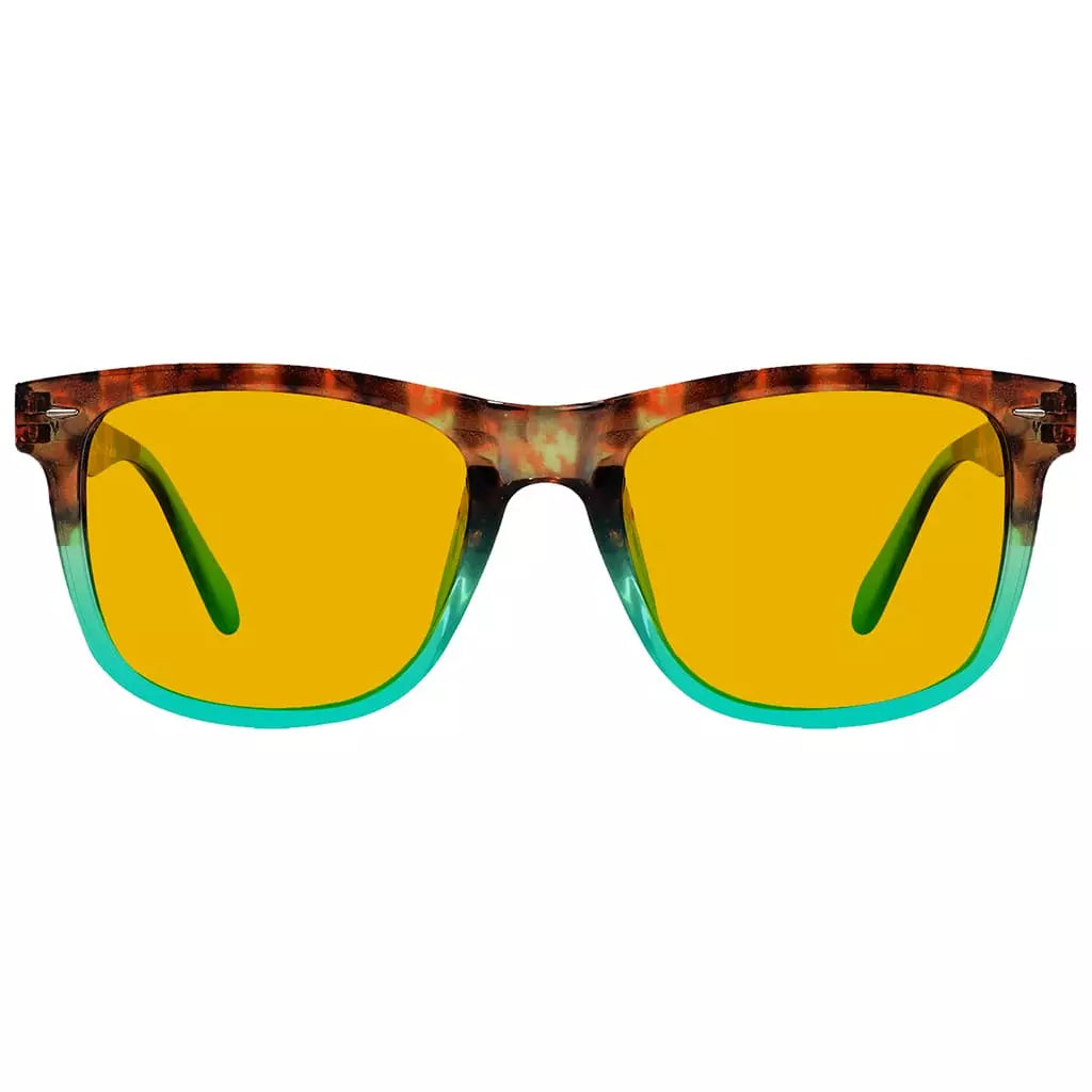 Amber Tinted Blue Light Blocking Reading Glasses Women