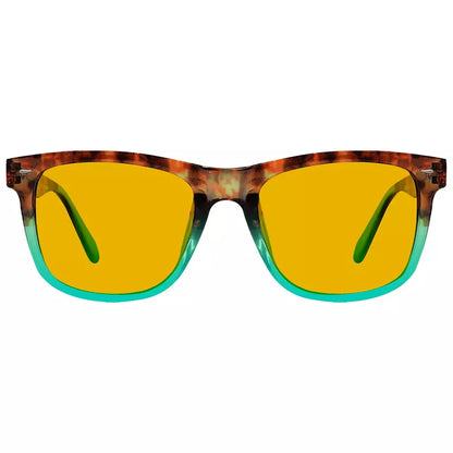 Amber Tinted Blue Light Blocking Reading Glasses Women