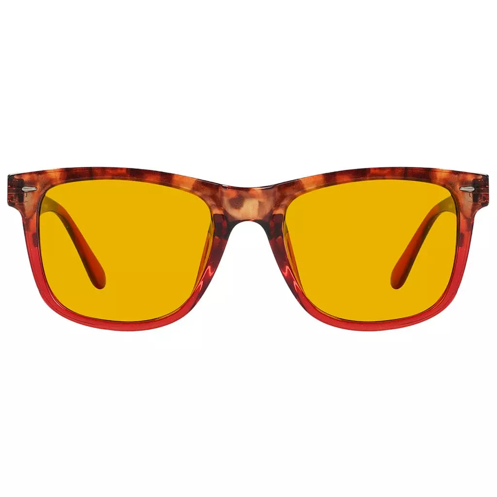 Amber Tinted Blue Light Blocking Reading Glasses Women