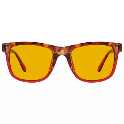 Amber Tinted Blue Light Blocking Reading Glasses Women