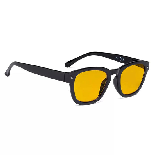 Amber Tinted Blue Light Blocking Reading Glasses