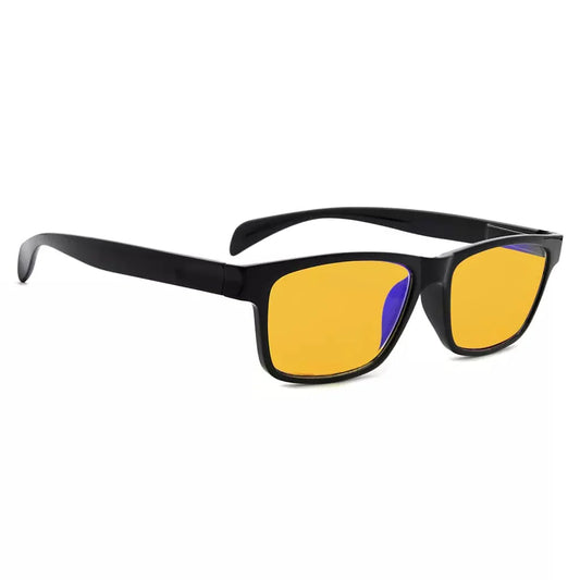 Amber Tinted Blue Light Blocking Reading Glasses Women Men