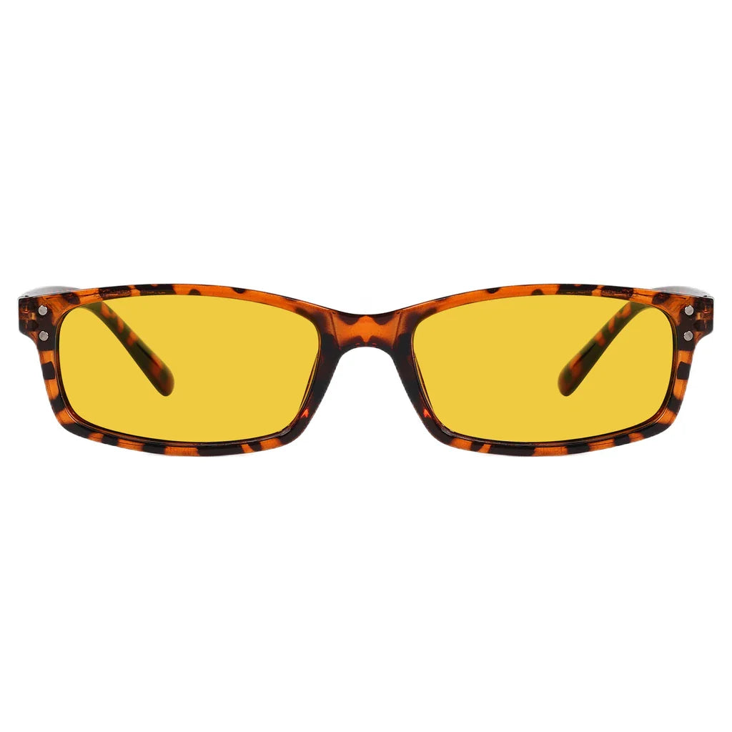 Amber Tinted Blue Light Blocking Reading Glasses Men