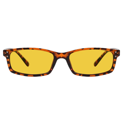 Amber Tinted Blue Light Blocking Reading Glasses Men