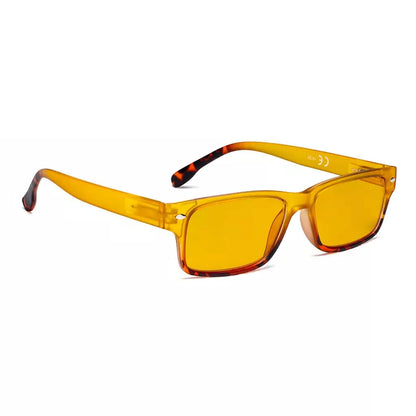 Amber Tinted Blue Light Blocking Eyeglasses Reading Glasses