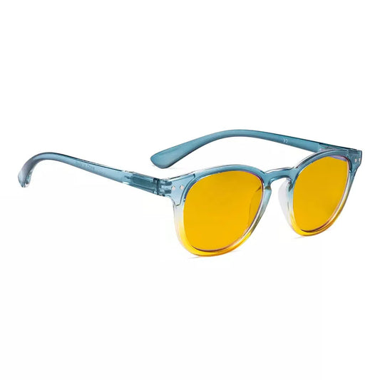 Amber Tinted Blue Light Blocking Reading Glasses Cheaters