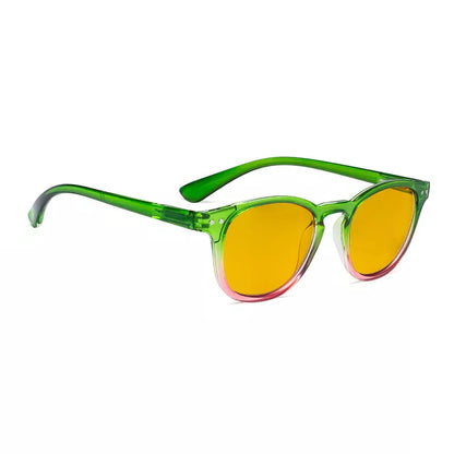 Amber Tinted Blue Light Blocking Reading Glasses Cheaters