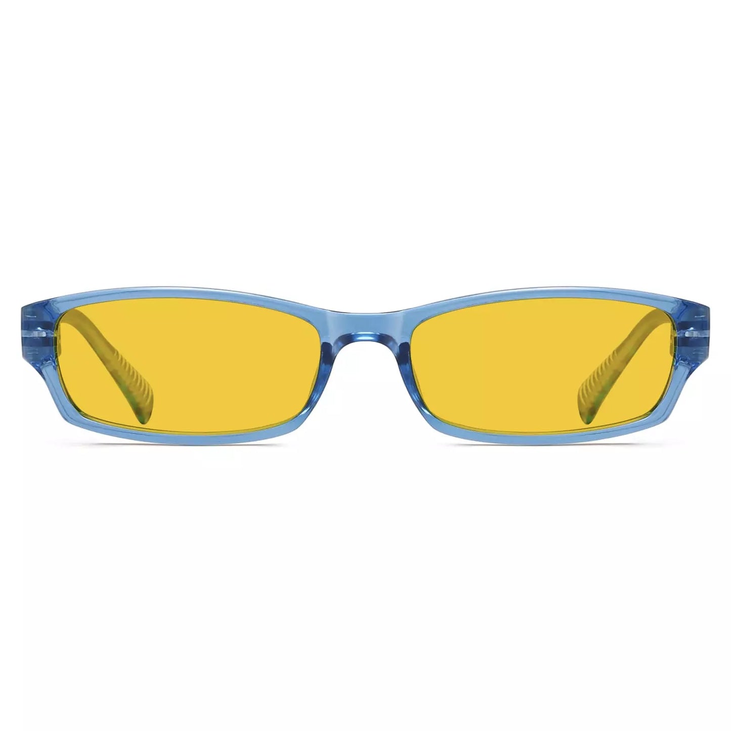 Amber Tinted Patterned Blue Light Blocking Reading Glasses Women