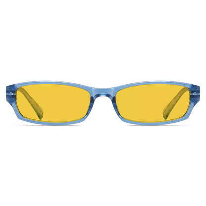 Amber Tinted Patterned Blue Light Blocking Reading Glasses Women