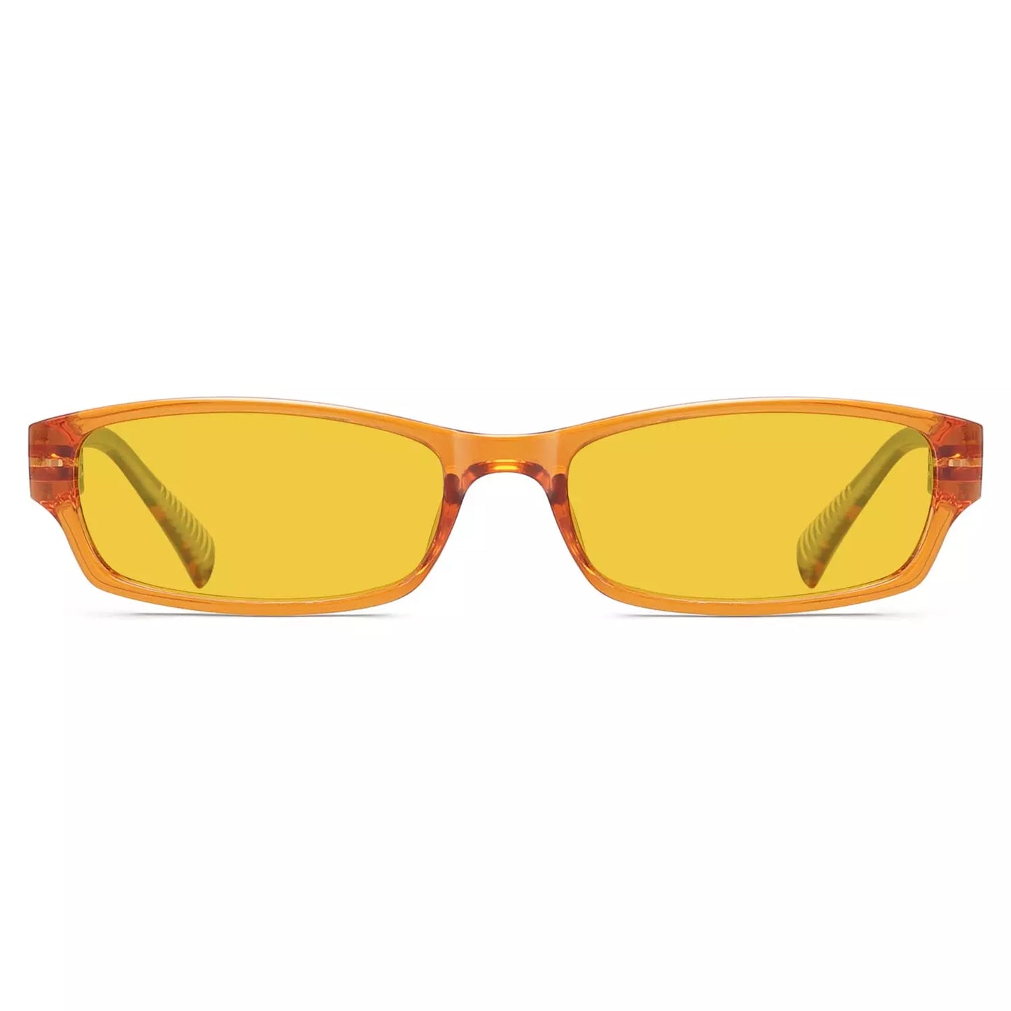 Amber Tinted Patterned Blue Light Blocking Reading Glasses Women