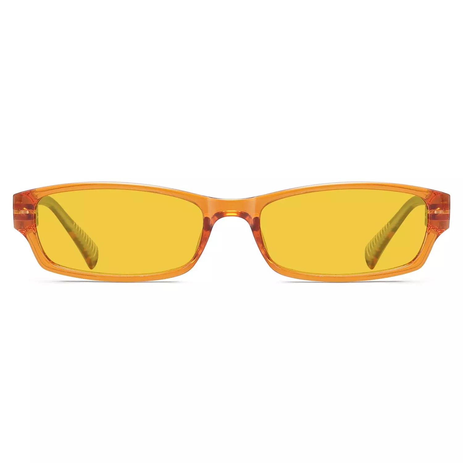 Amber Tinted Patterned Blue Light Blocking Reading Glasses Women