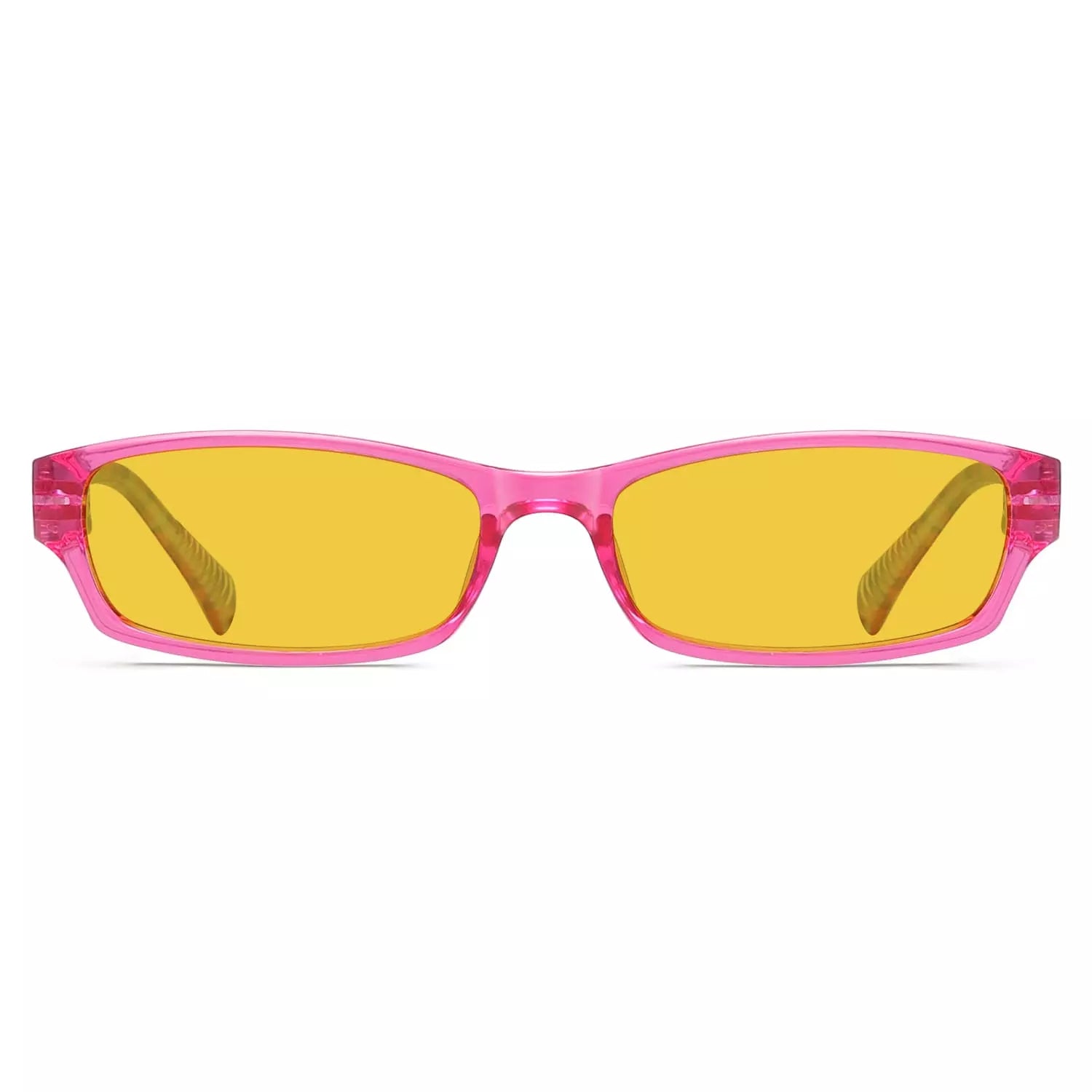 Amber Tinted Patterned Blue Light Blocking Reading Glasses Women