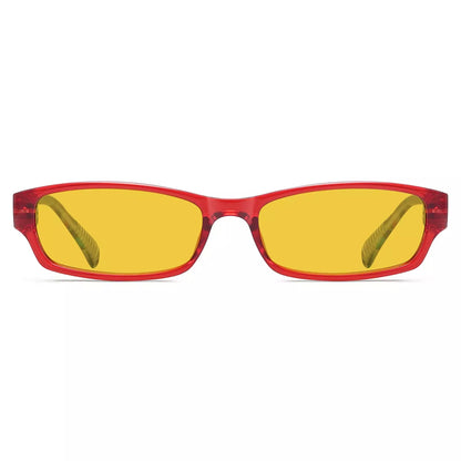 Amber Tinted Patterned Blue Light Blocking Reading Glasses Women