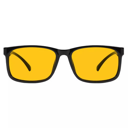 Amber Tinted Two-tone Blue Light Blocking Reading Glasses Women Men