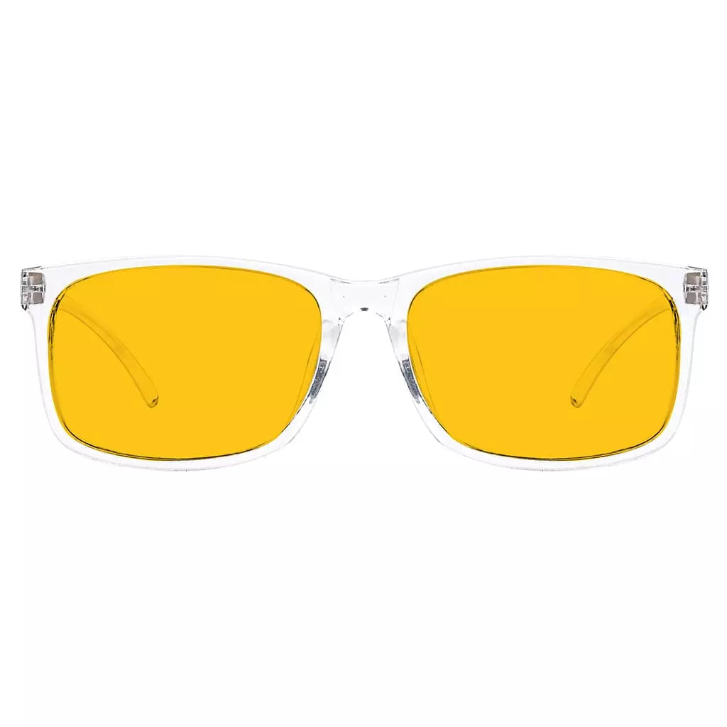 Amber Tinted Two-tone Blue Light Blocking Reading Glasses Women Men