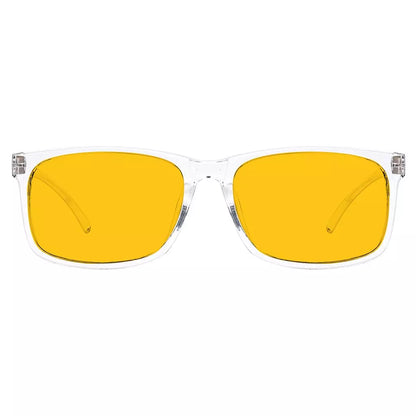 Amber Tinted Two-tone Blue Light Blocking Reading Glasses Women Men